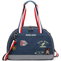 Snootie’s Denim Pet Carrier Bag with Mesh Panels