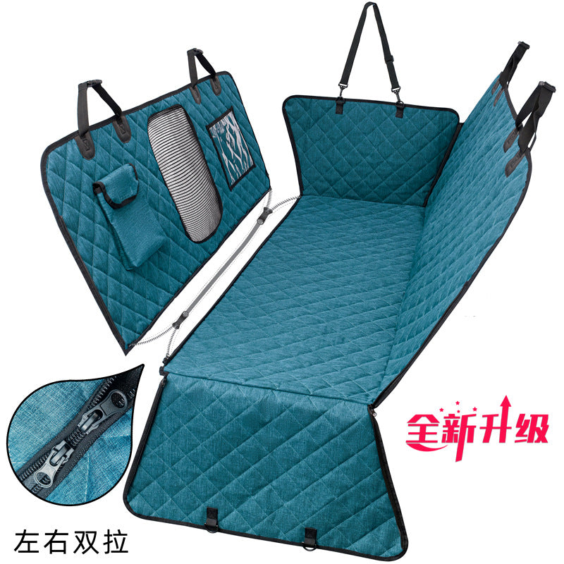 Snootie’s Divisible Waterproof Car Seat Pad for Rear Seats - Suitable for Pets and Humans, Thickened and Water-Resistant Automotive Backseat Pet Pad