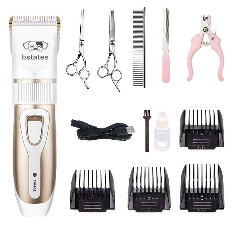 Snootie’s Pet Cat Dog clippers professional Dogs grooming clipper groomer kit USB Rechargeable Low-noise Pets Hair Trimmer Display battery