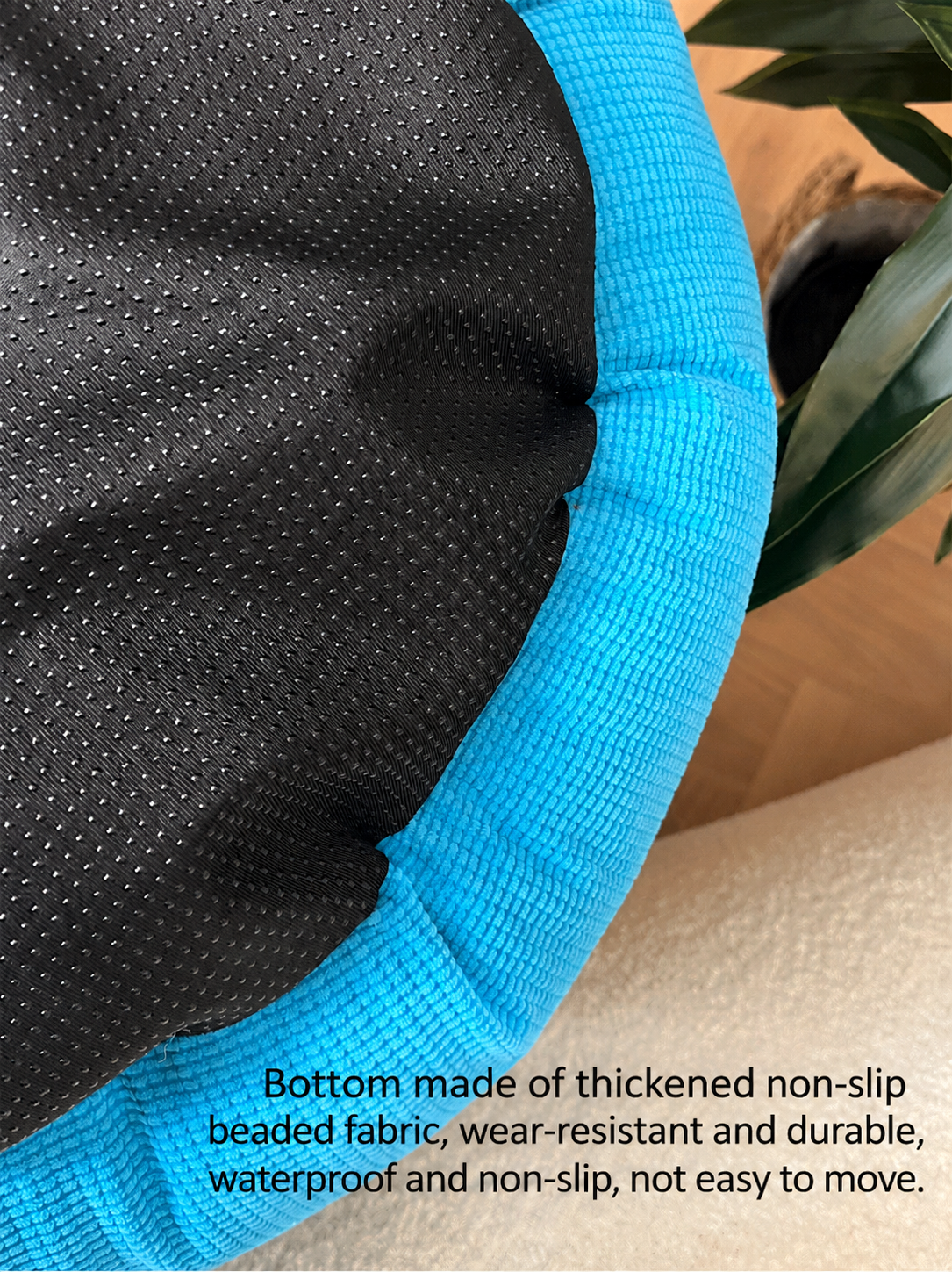 Monster Face Round Bolster Cat Bed