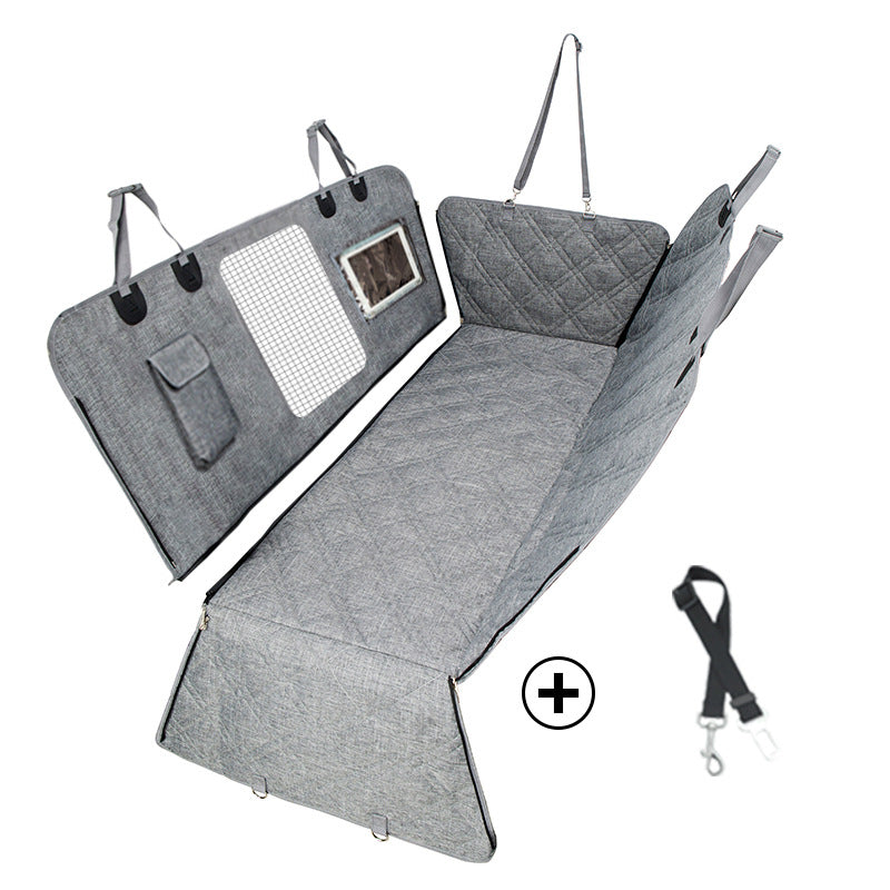 Snootie’s Divisible Waterproof Car Seat Pad for Rear Seats - Suitable for Pets and Humans, Thickened and Water-Resistant Automotive Backseat Pet Pad