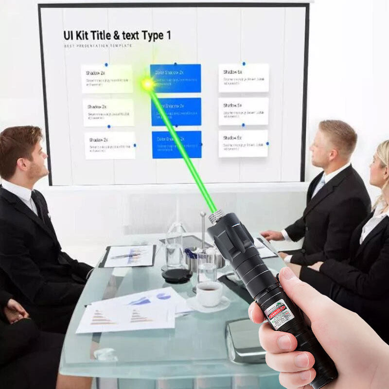 Snootie’s Mini 2-in-1 Portable Green Laser Pointer & LED Training Torch – Interactive Bright Light Pen Toy for Cats and Pets