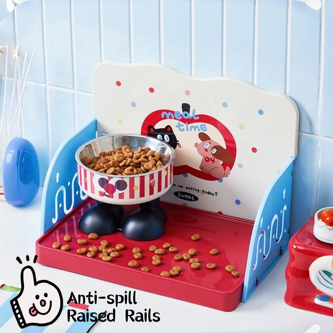Snootie’s Anti-Spill Pet Feeding Tray with Splash Guard