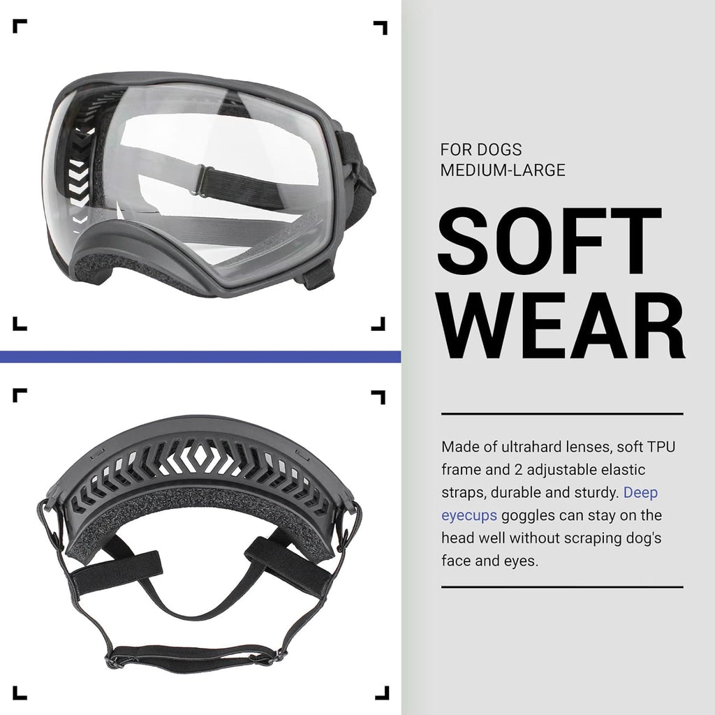 Snootie’s Tactical Dog Goggles for Large Dogs