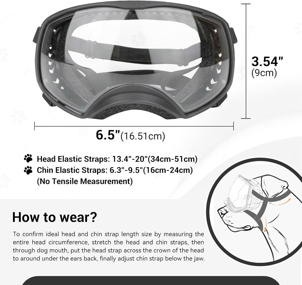 Snootie’s Tactical Dog Goggles for Large Dogs