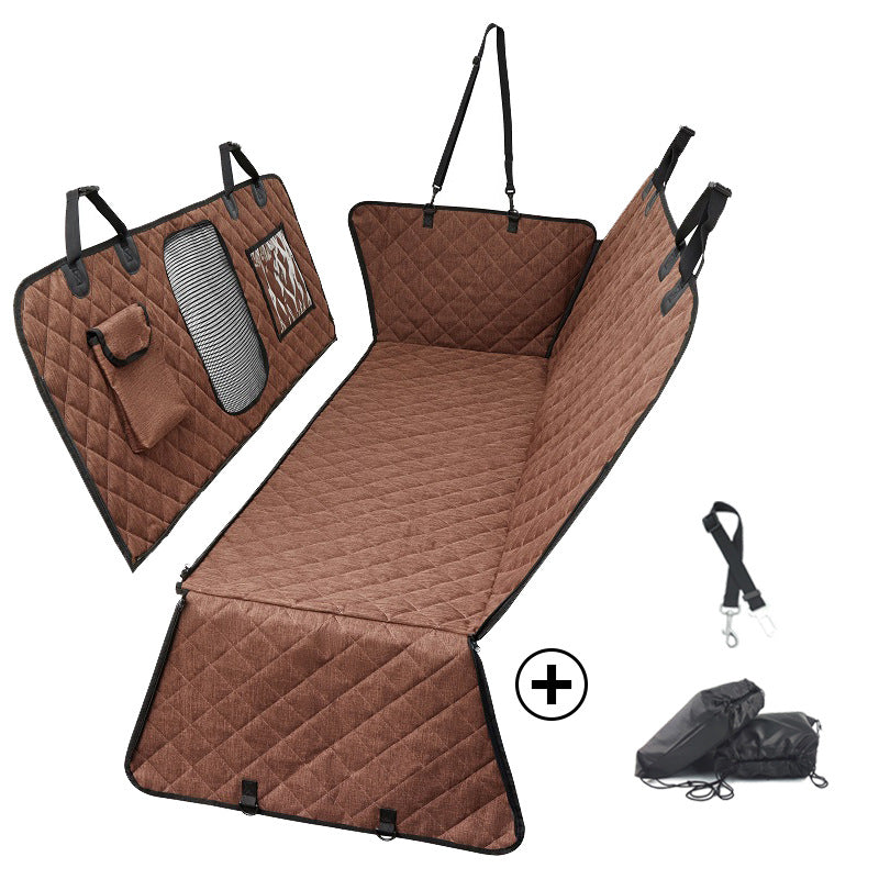 Snootie’s Divisible Waterproof Car Seat Pad for Rear Seats - Suitable for Pets and Humans, Thickened and Water-Resistant Automotive Backseat Pet Pad