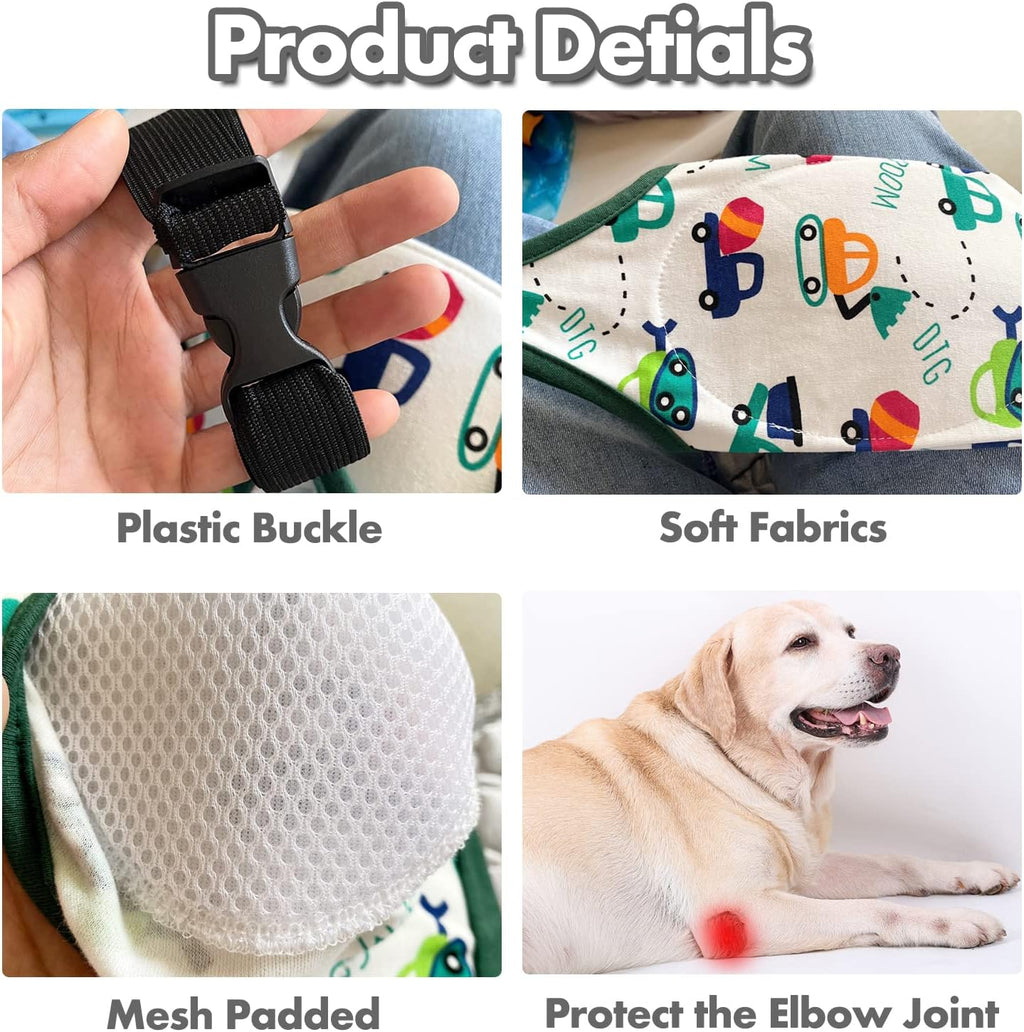 Snootie’s Padded Dog Front Leg Sleeves with Adjustable Strap