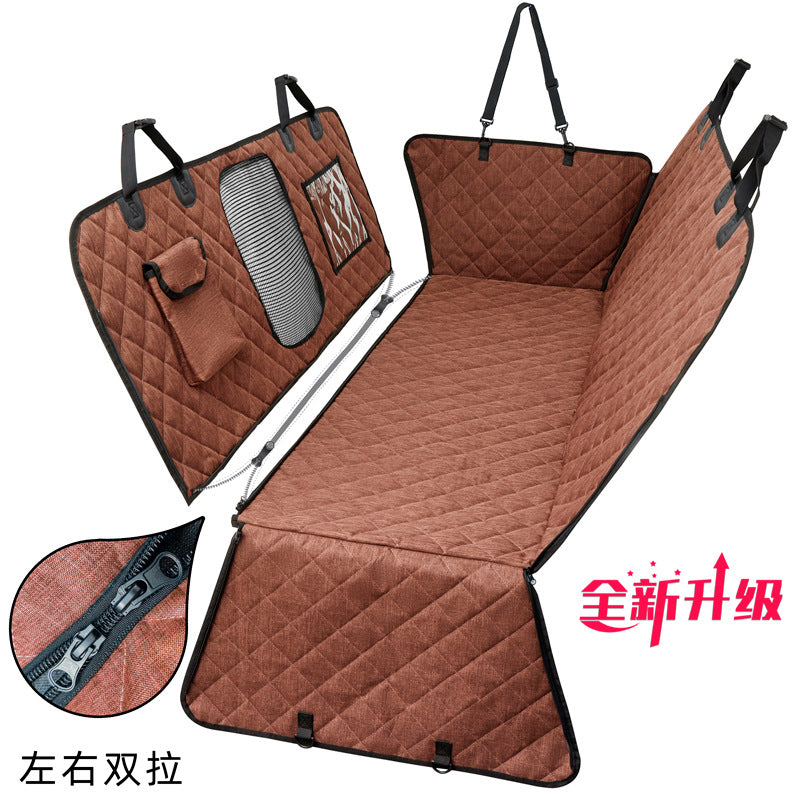Snootie’s Divisible Waterproof Car Seat Pad for Rear Seats - Suitable for Pets and Humans, Thickened and Water-Resistant Automotive Backseat Pet Pad