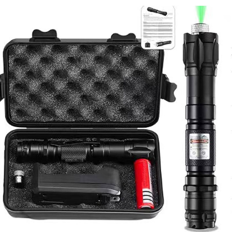 Snootie’s Mini 2-in-1 Portable Green Laser Pointer & LED Training Torch – Interactive Bright Light Pen Toy for Cats and Pets