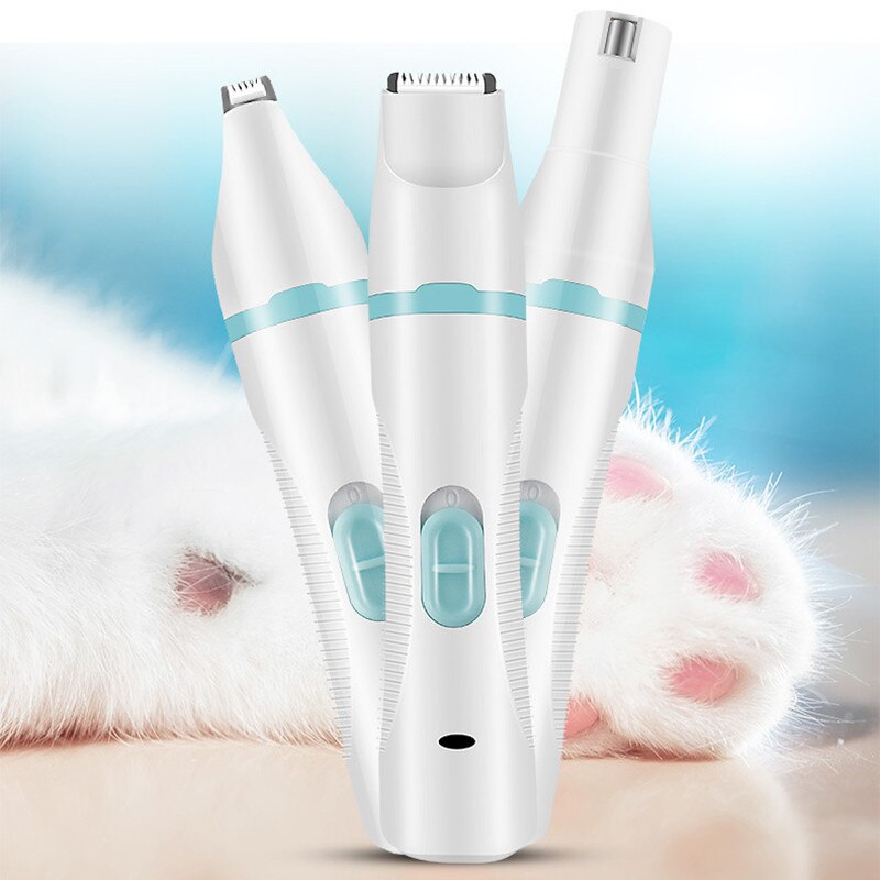 Snootie’s Multifunction 3 IN 1 Pet Grooming Machine Dog Cat Hair Trimmer Pets Clippers Nail Grinding & Foot Hair Trimmer USB Rechargeable