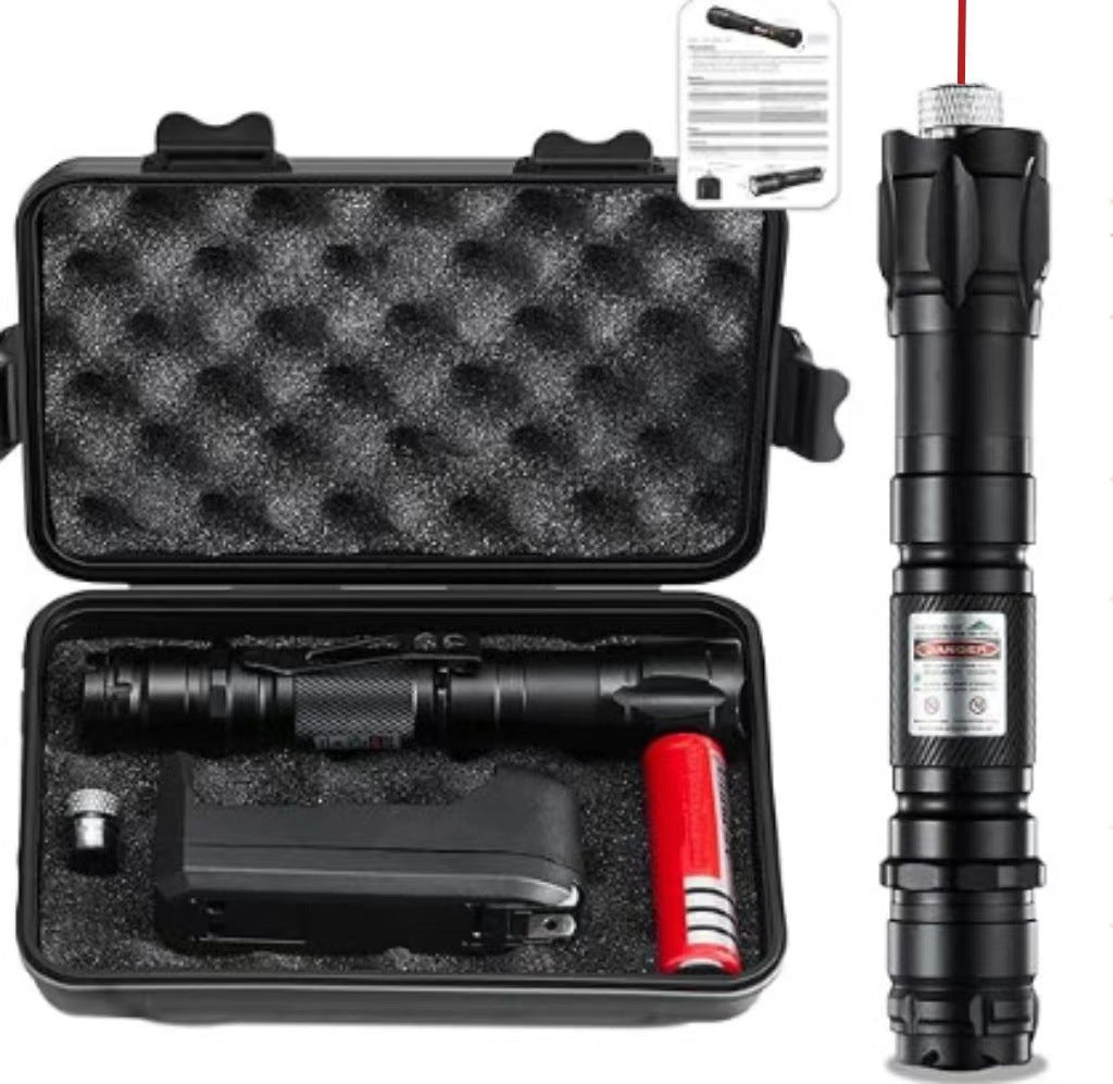 Snootie’s Mini 2-in-1 Portable Green Laser Pointer & LED Training Torch – Interactive Bright Light Pen Toy for Cats and Pets
