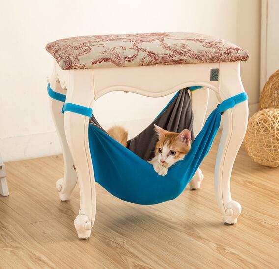 Snootie’s Cat Bed Pet Kitten Cat Hammock Removable Hanging Soft Bed Cages for Chair Kitty Rat Small Pets Swing