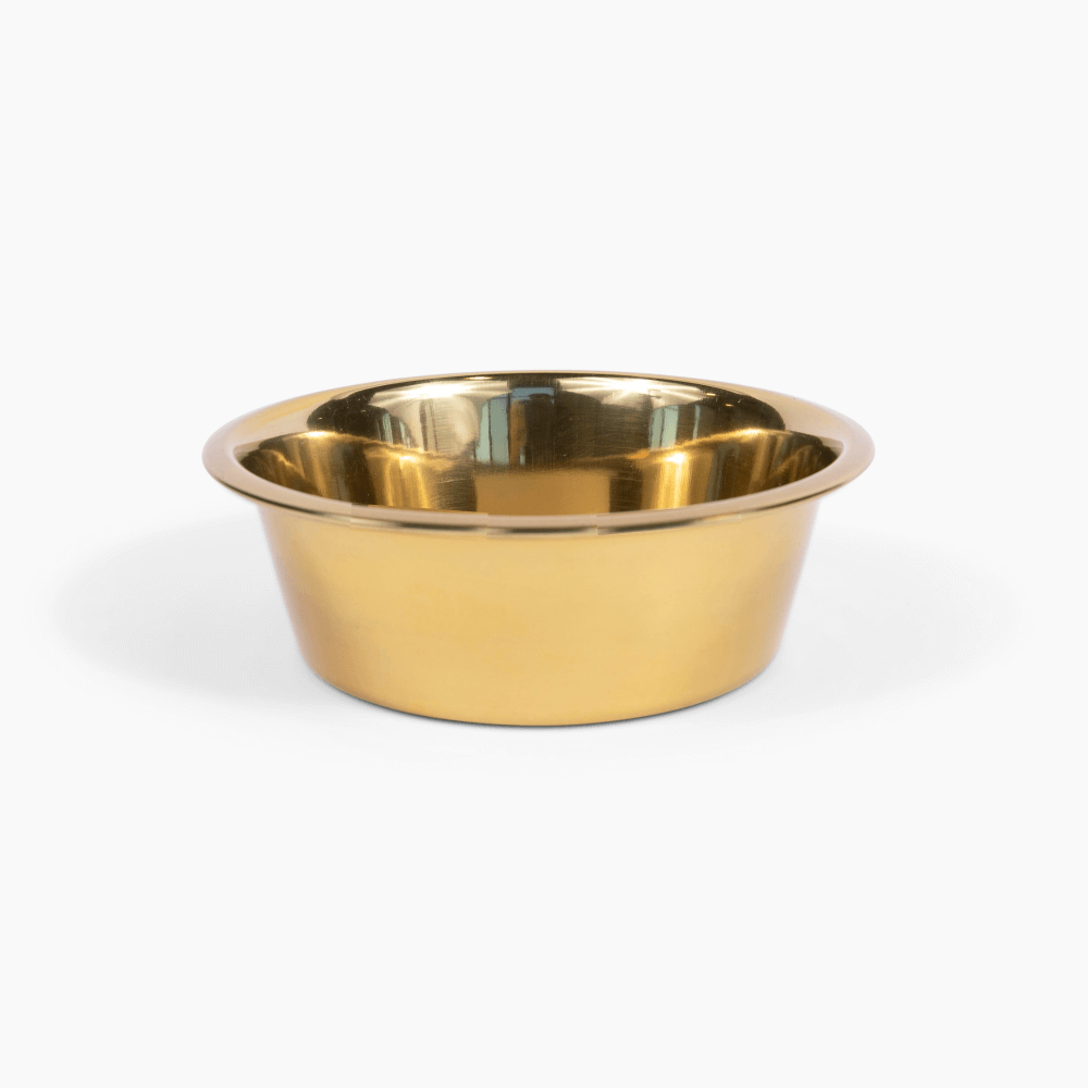 Tall Gold Double Feeder