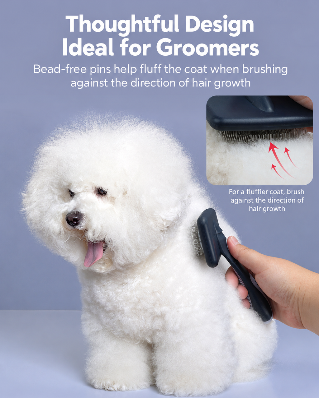 Flexible Pin Slicker Brush for Dogs & Cats