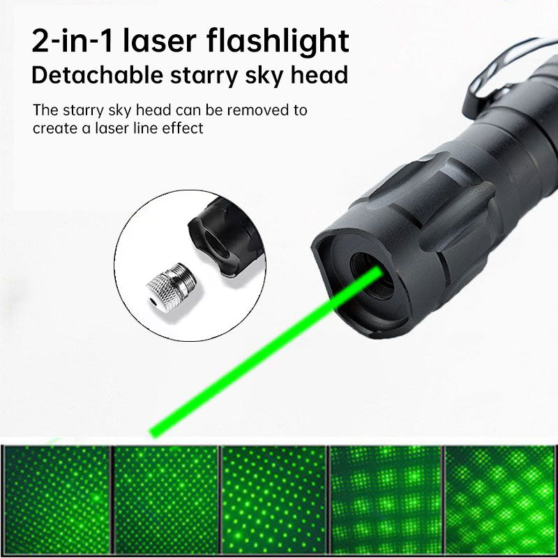 Snootie’s Mini 2-in-1 Portable Green Laser Pointer & LED Training Torch – Interactive Bright Light Pen Toy for Cats and Pets