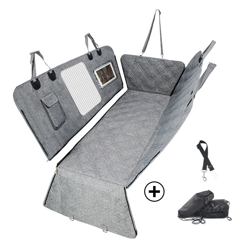 Snootie’s Divisible Waterproof Car Seat Pad for Rear Seats - Suitable for Pets and Humans, Thickened and Water-Resistant Automotive Backseat Pet Pad
