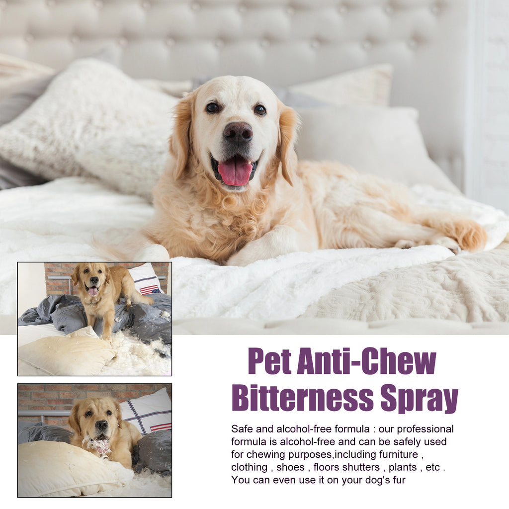 Snootie’s Anti-Chewing Bitter Spray For Pets, Prevent Dogs Tearing Apart Homes Scratching And Biting Long-Lasting Indoor Repellent Spray