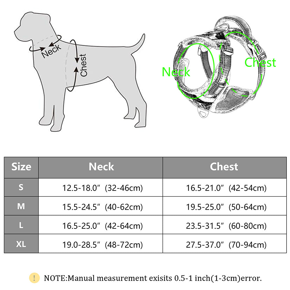 Snootie’s Reflective Padded Dog Harness + Leash Set with Floral Print