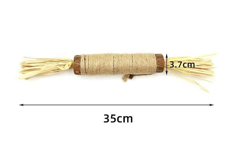 Snootie’s Sisal-Wrapped Silvervine Cat Chew Stick
