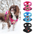 Snootie’s Reflective Padded Dog Harness + Leash Set with Floral Print
