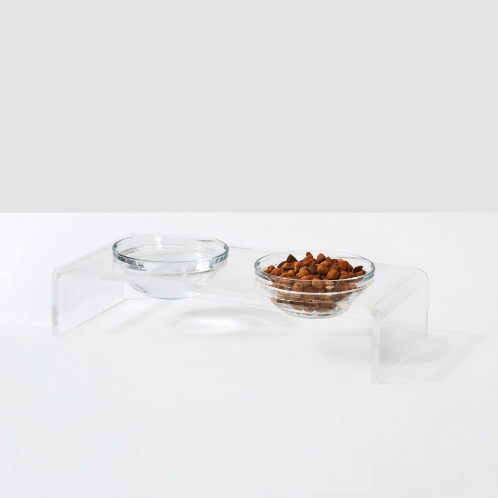Small Glass Bowl Feeder