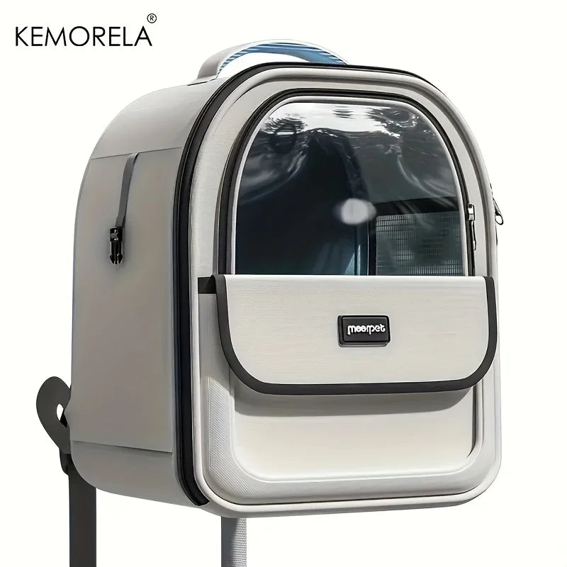 KEMORELA Transparent Capsule Pet Backpack for Cats & Dogs